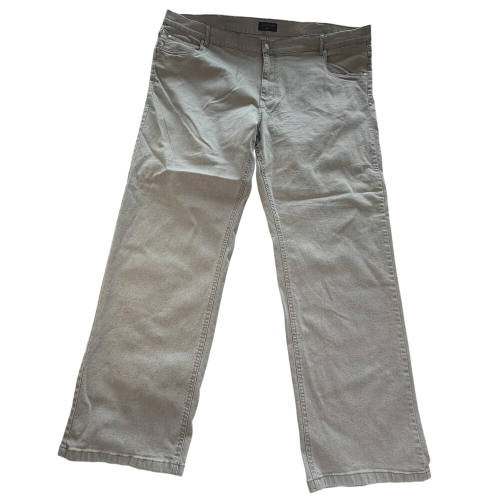 Banana Republic Jeans Mens 50x33 Gray Slim Stretch Denim Big & Tall Light Wash